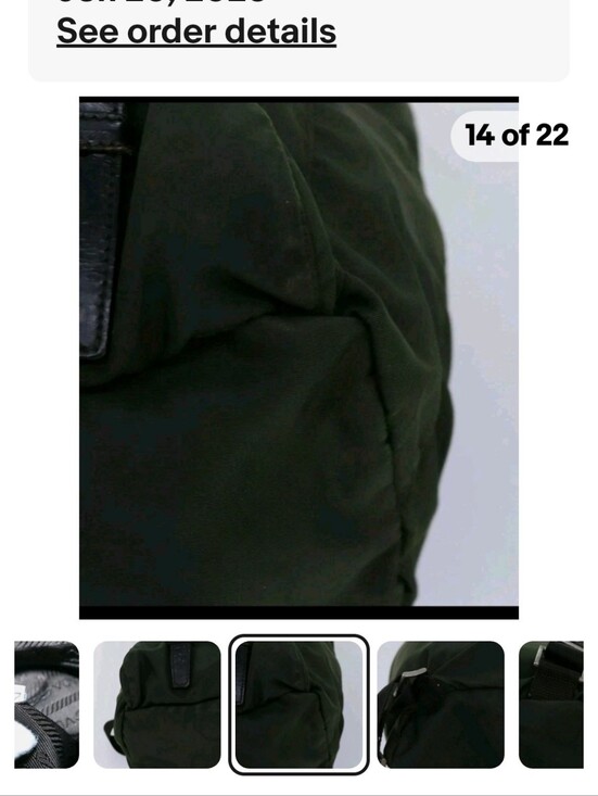 Prada Olive Green Khaki Nylon Backpack - Luxury Men’s/ Womens Bag Hp ???? main image 6